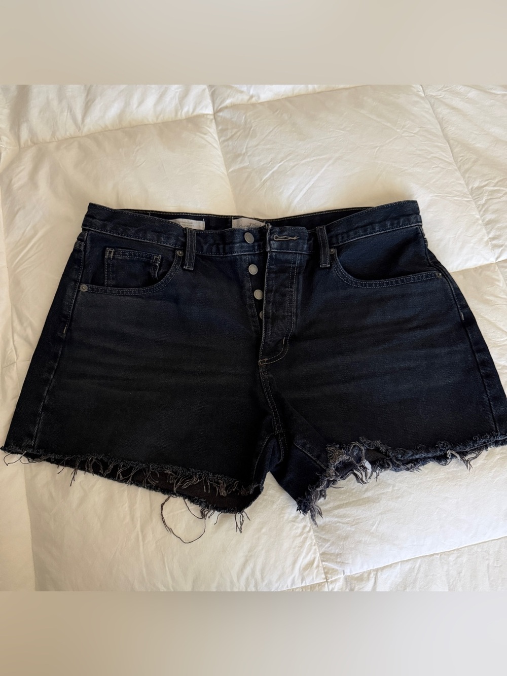 Universal Thread | Black Distressed | Denim Shorts | Women’s Size 12